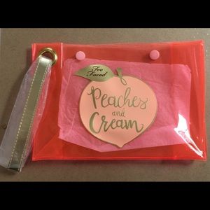 Too Faced Peaches and Cream Makeup Bag